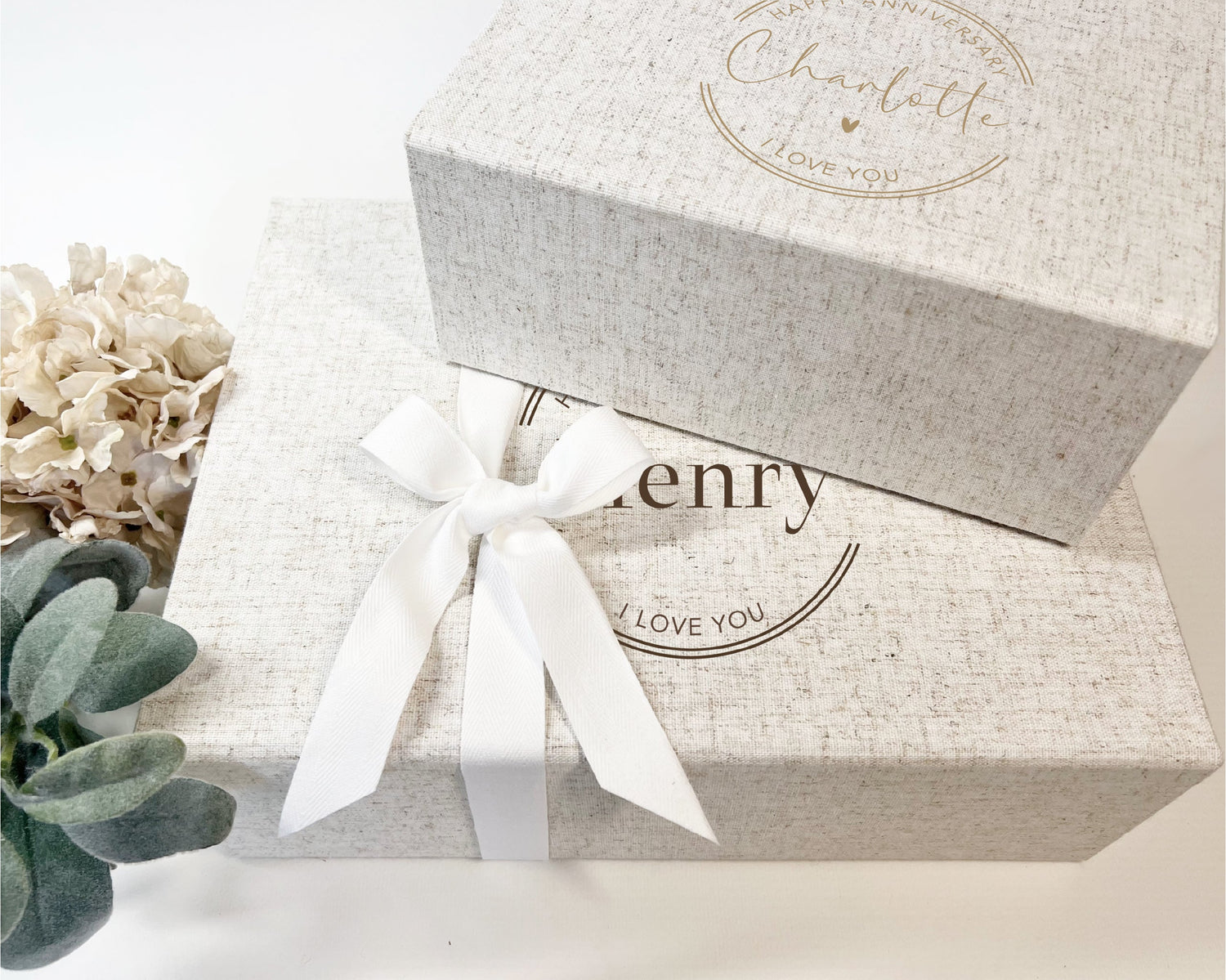 Linen Gift Boxes