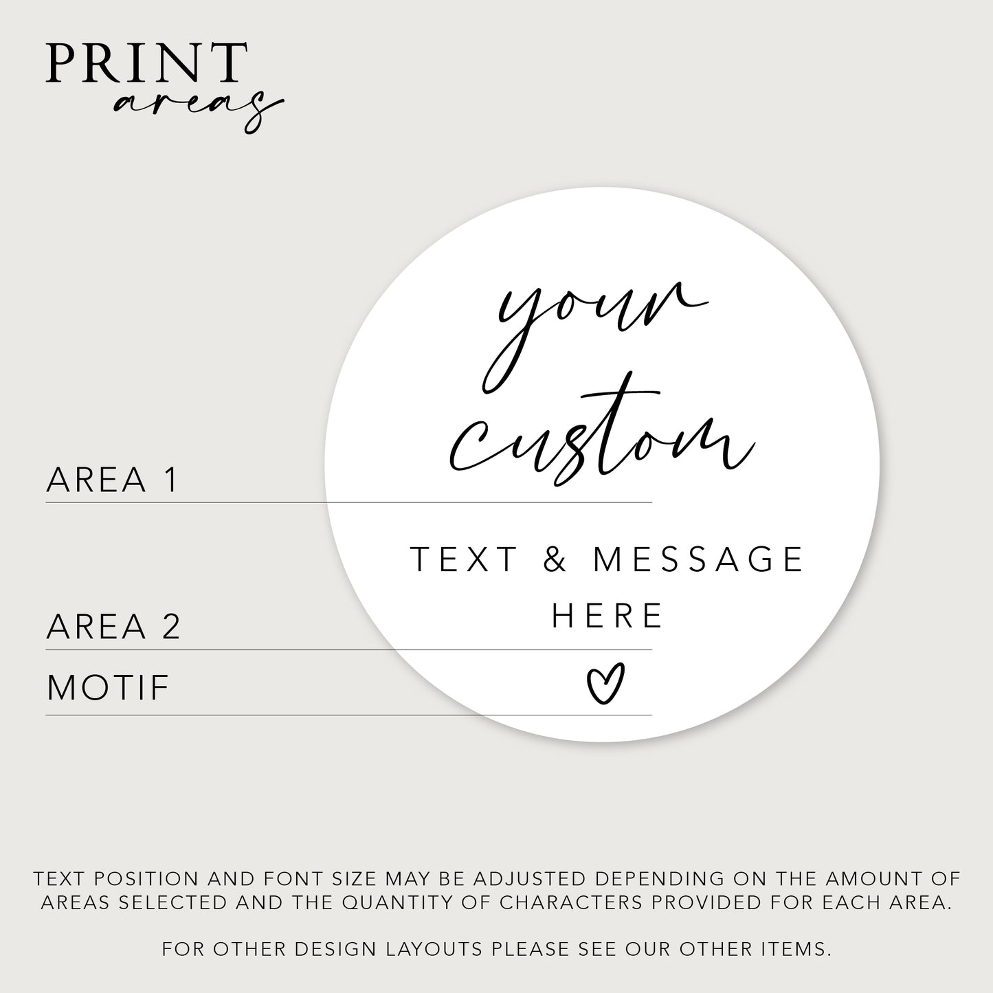 White Custom Stickers