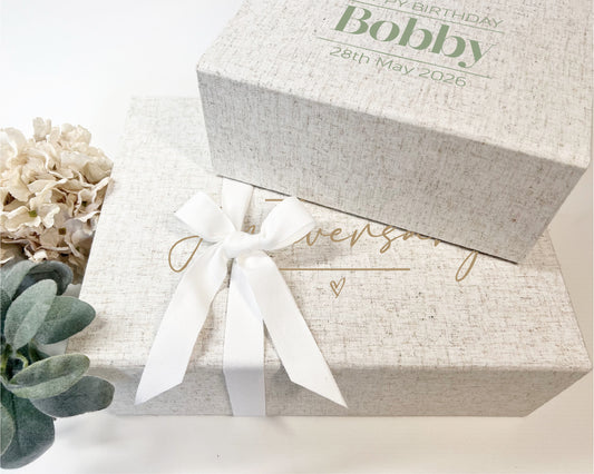 Linen Gift Box