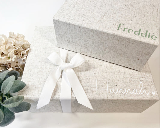 Linen Gift Box