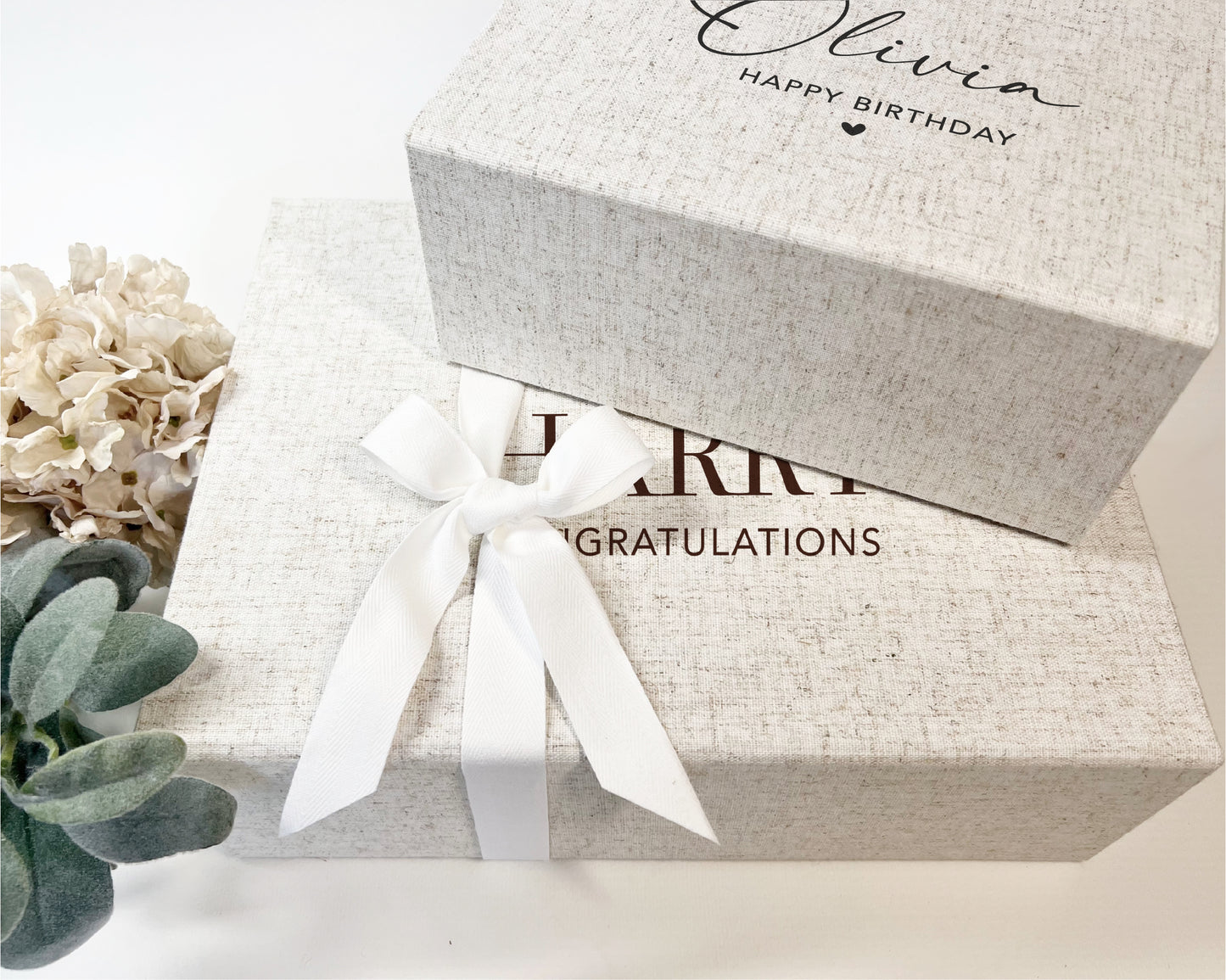 Linen Gift Box