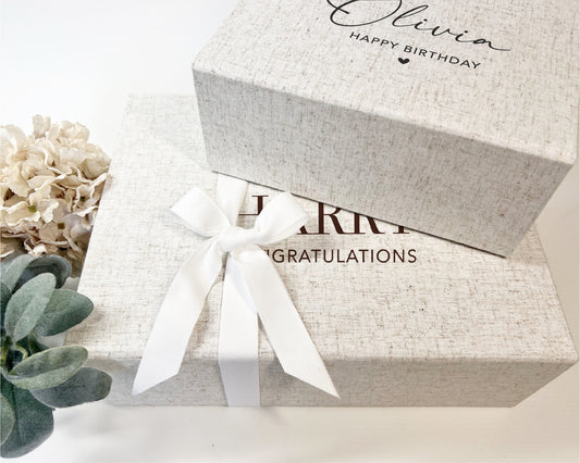 Linen Gift Box