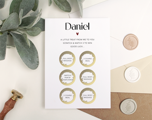 Custom Scratch Card