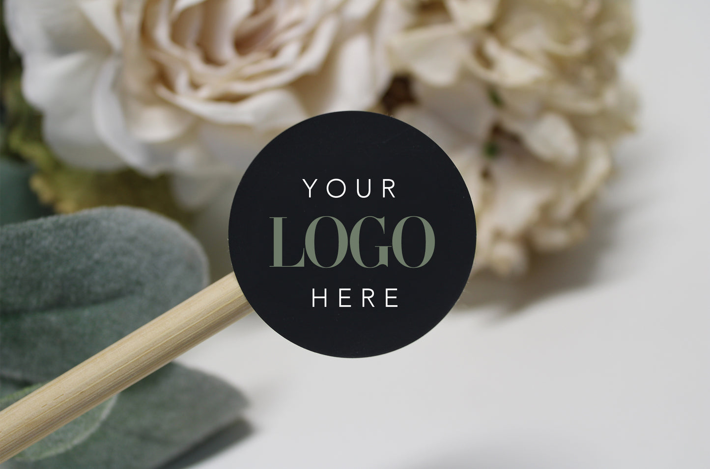 Black Custom Stickers