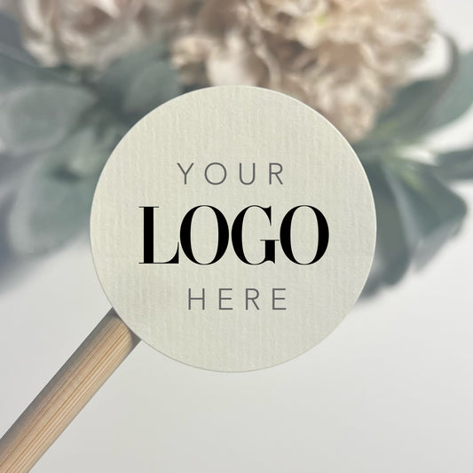 Cream Custom Stickers
