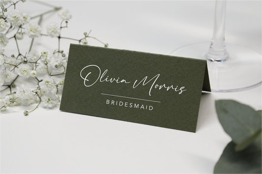The Olivia Collection - Tent Fold Place Settings