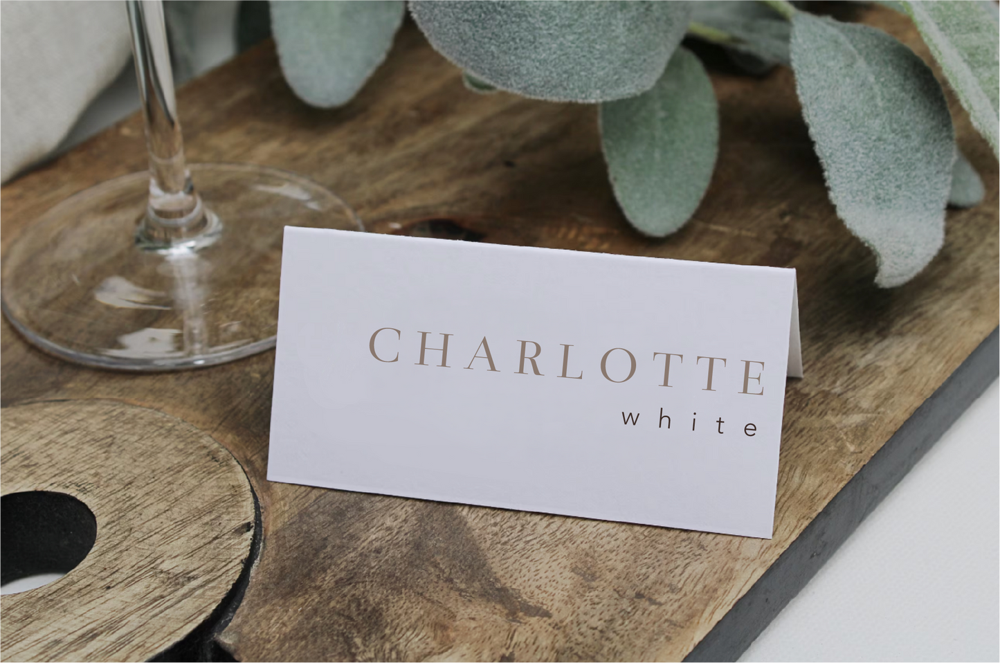 The Charlotte Collection - Tent Fold Place Settings
