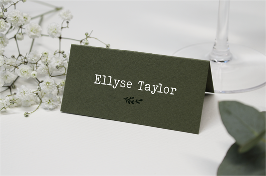 The Ellyse Collection - Tent Fold Place Settings