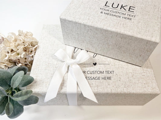 Linen Gift Box