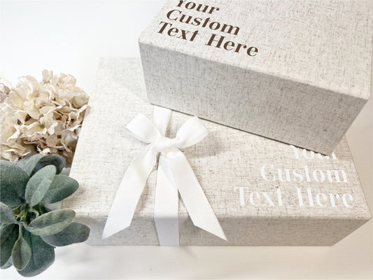 Linen Gift Box