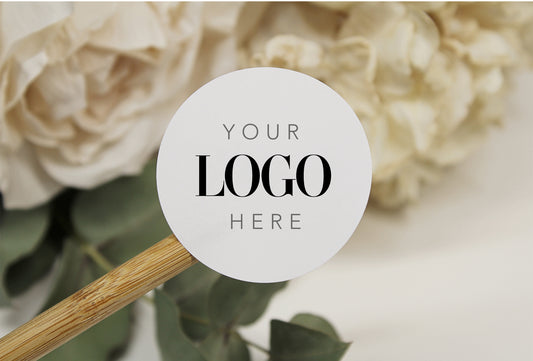 White Custom Stickers
