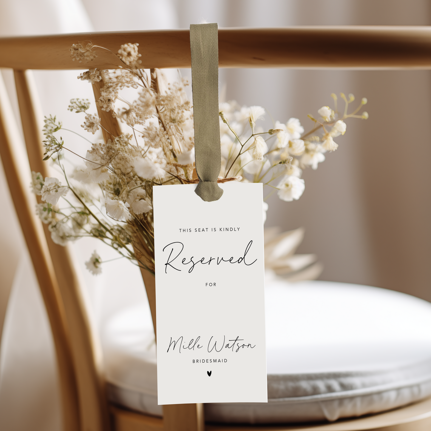 Millie - Chair Tags