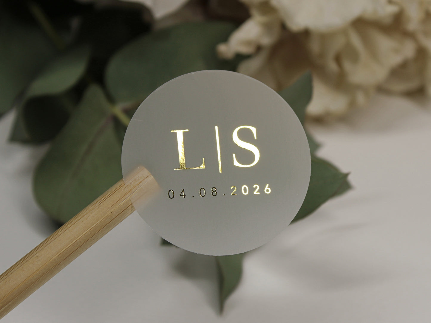 Clear Frosted Custom Stickers