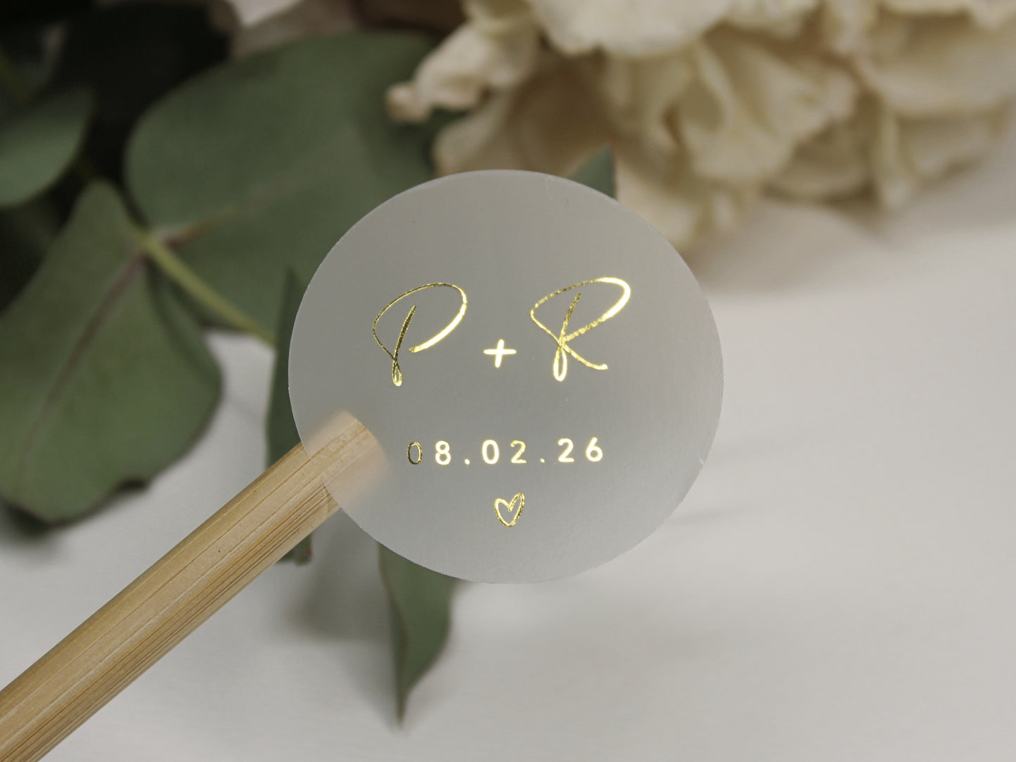 Clear Frosted Custom Stickers