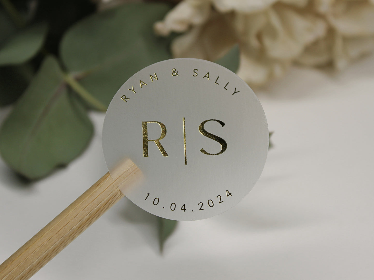 Clear Frosted Custom Stickers