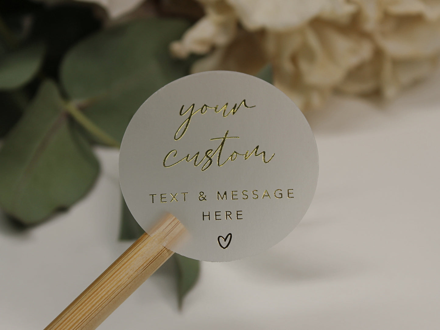 Clear Frosted Custom Stickers