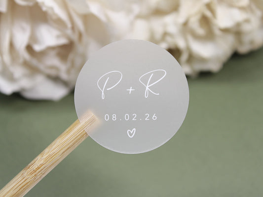 Clear Frosted Custom Stickers
