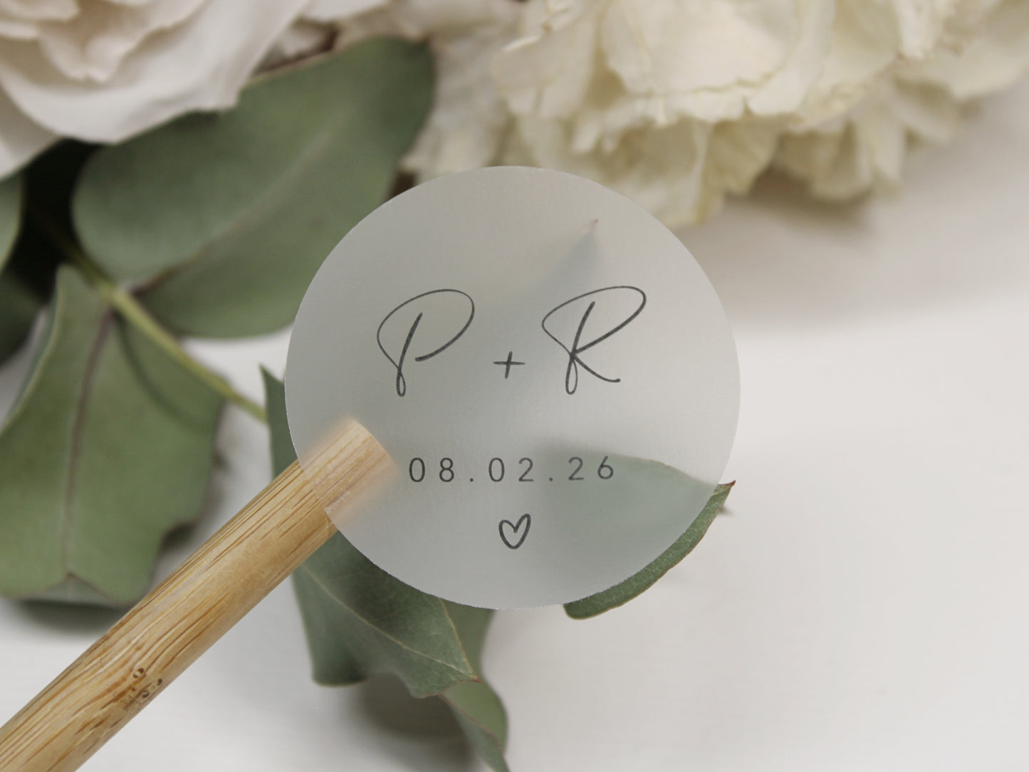 Clear Frosted Custom Stickers