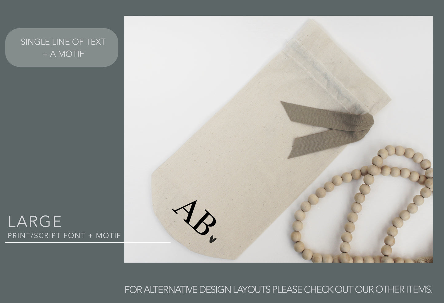 Cotton Bottle Bag