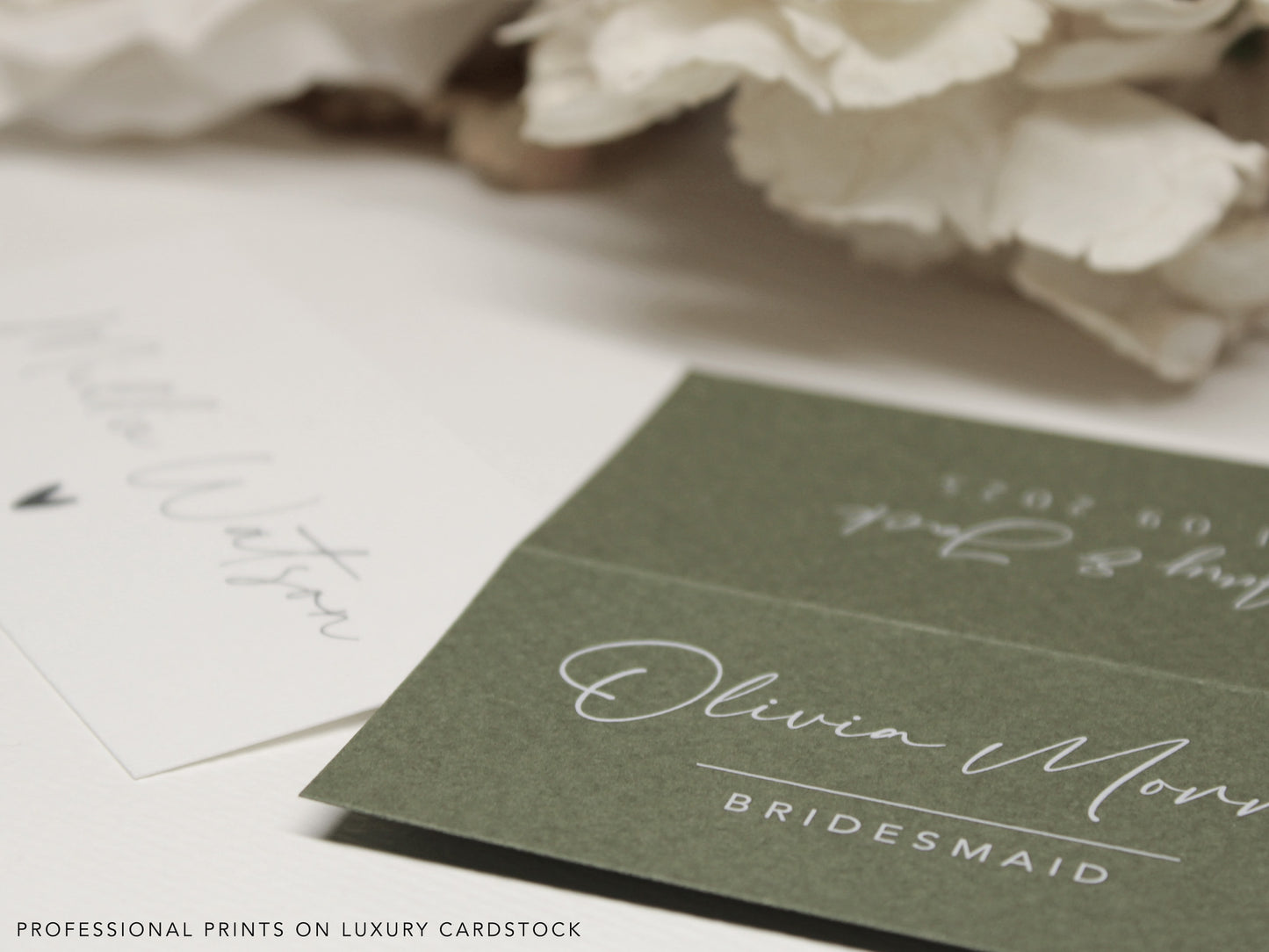 The Claudia Collection - Tent Fold Place Settings