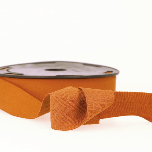 Rust Cotton Twill Ribbon