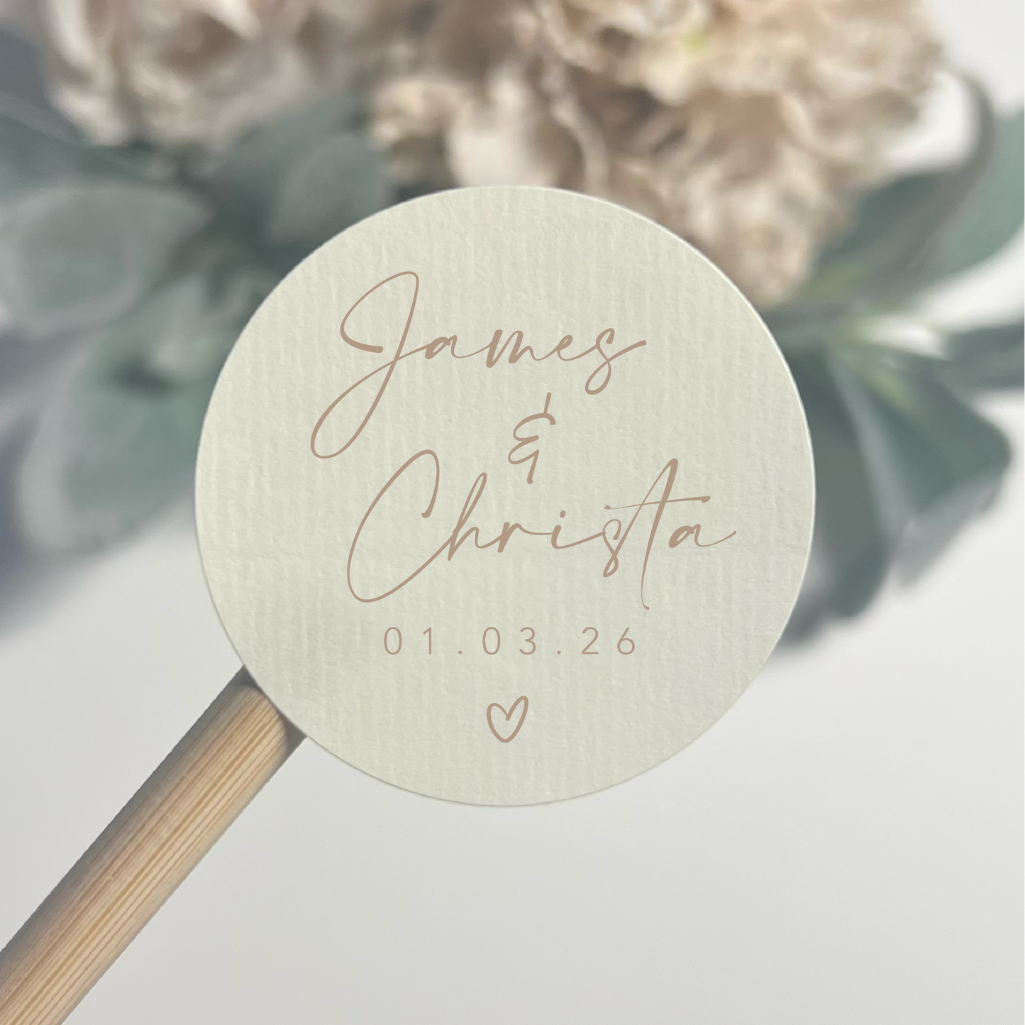 Cream Custom Stickers