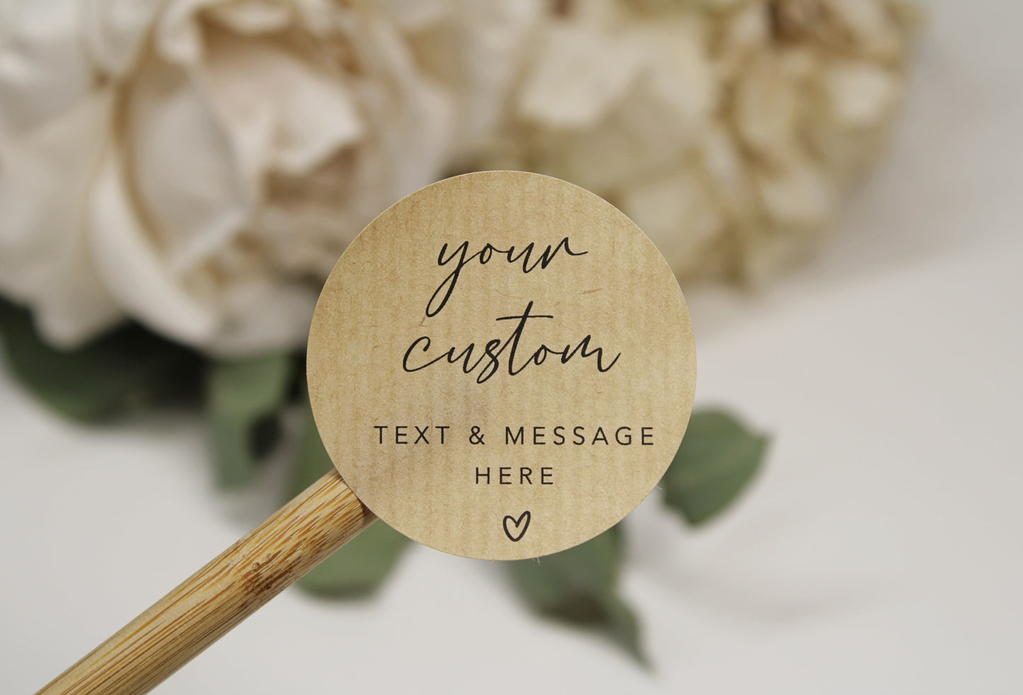 Kraft Custom Stickers