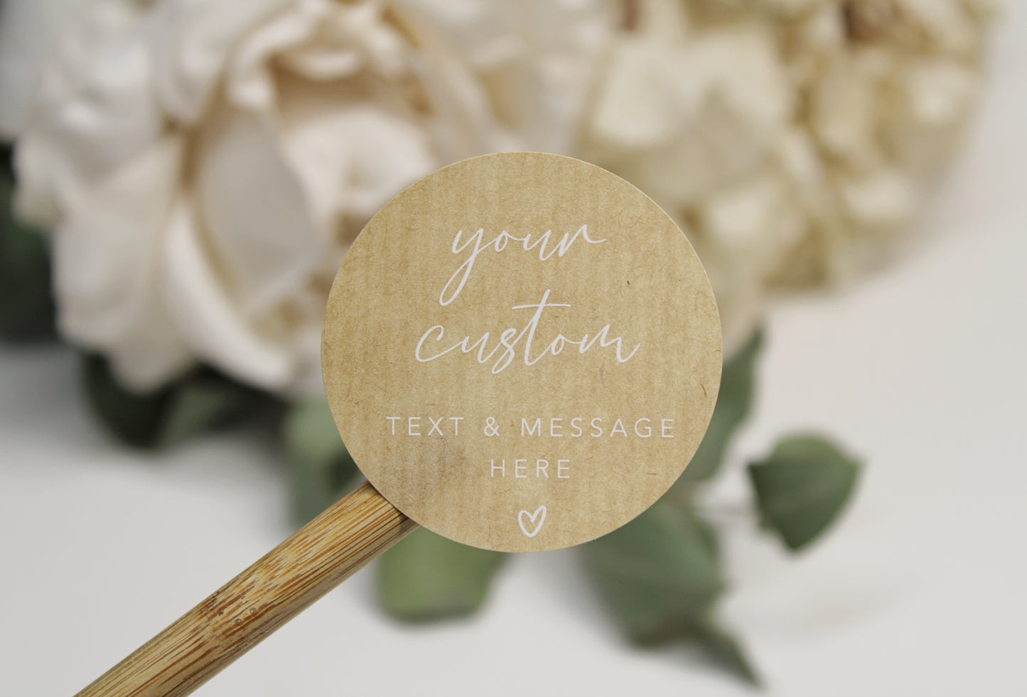 Kraft Custom Stickers