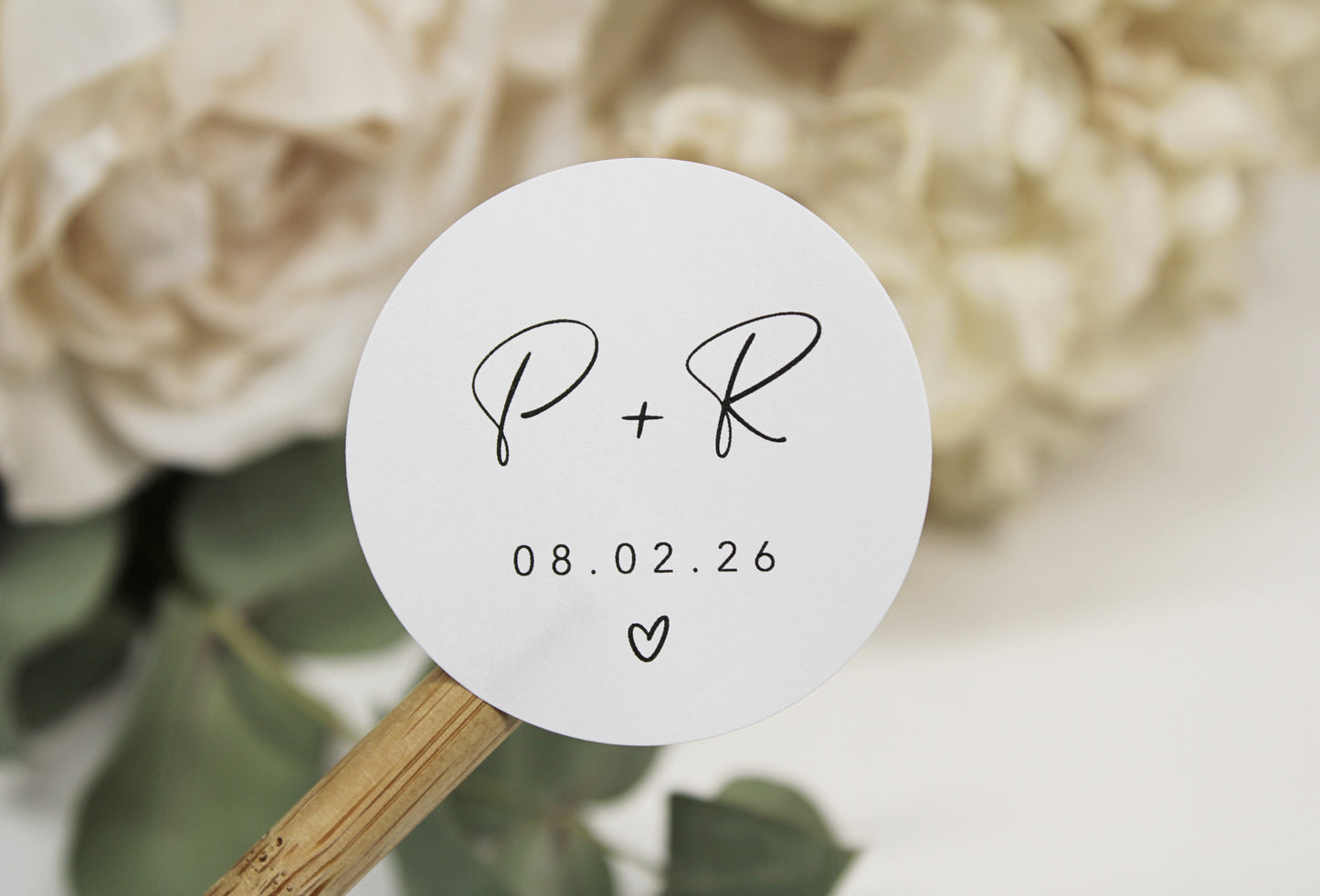 White Custom Stickers