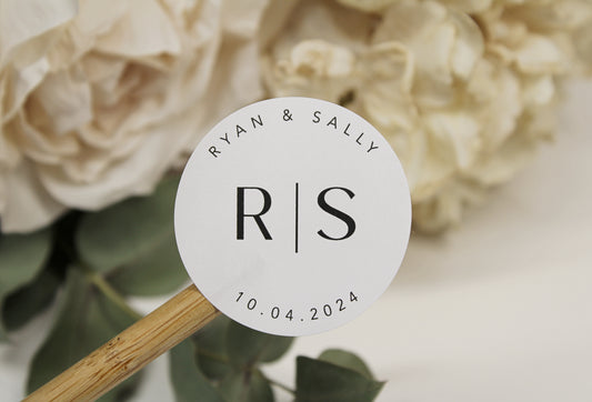 White Custom Stickers