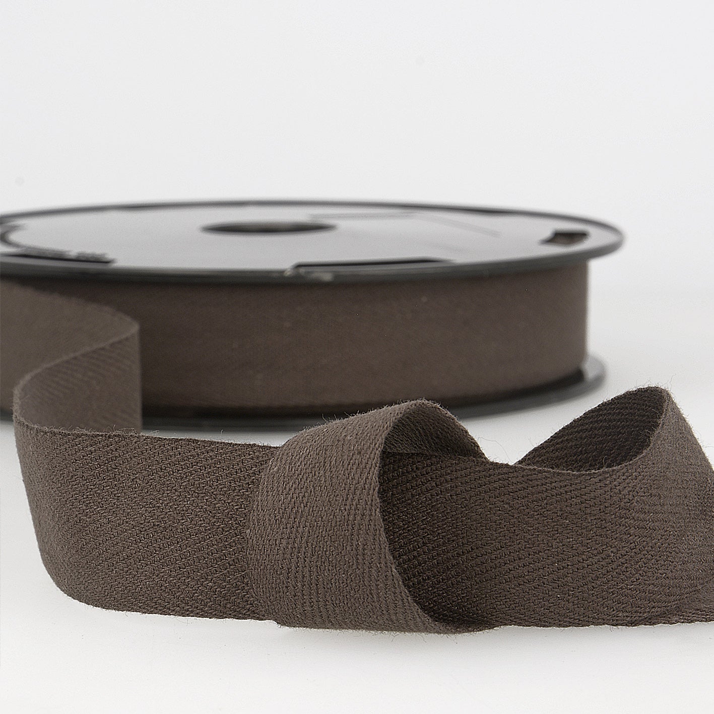 Chocolate Cotton Twill Ribbon