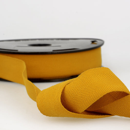 Mustard Cotton Twill Ribbon
