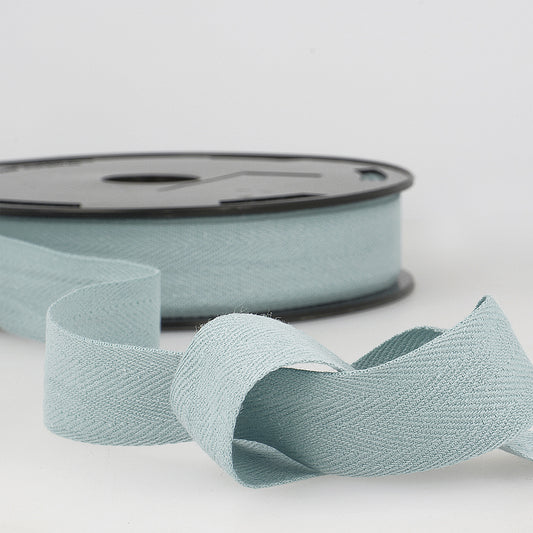 Sky Blue Cotton Twill Ribbon