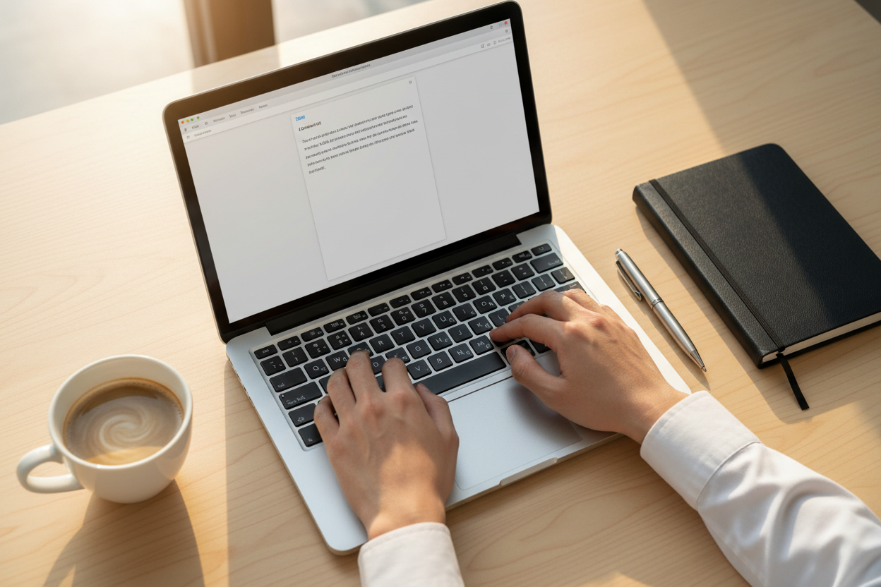 writing an email